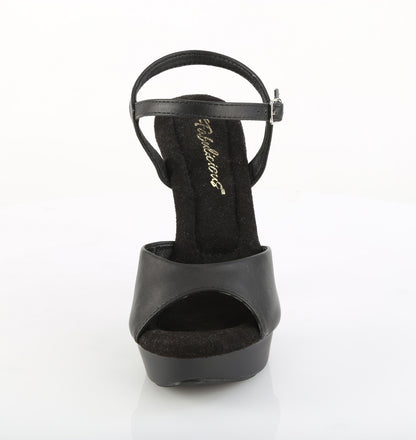 Fabulicious Women's Shoes COCKTAIL-509 Blk Faux Leather/Blk Matte