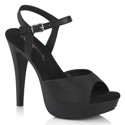 Fabulicious Women's Shoes COCKTAIL-509 Blk Faux Leather/Blk Matte