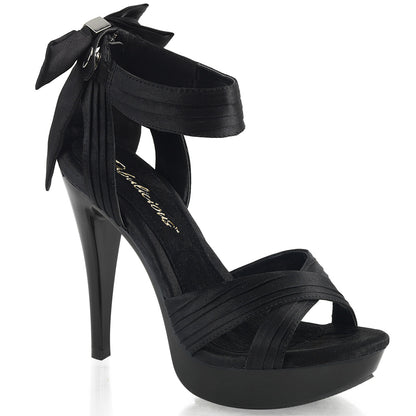Fabulicious Sandalias para mujer COCKTAIL-568 BLK SATIN / BLK