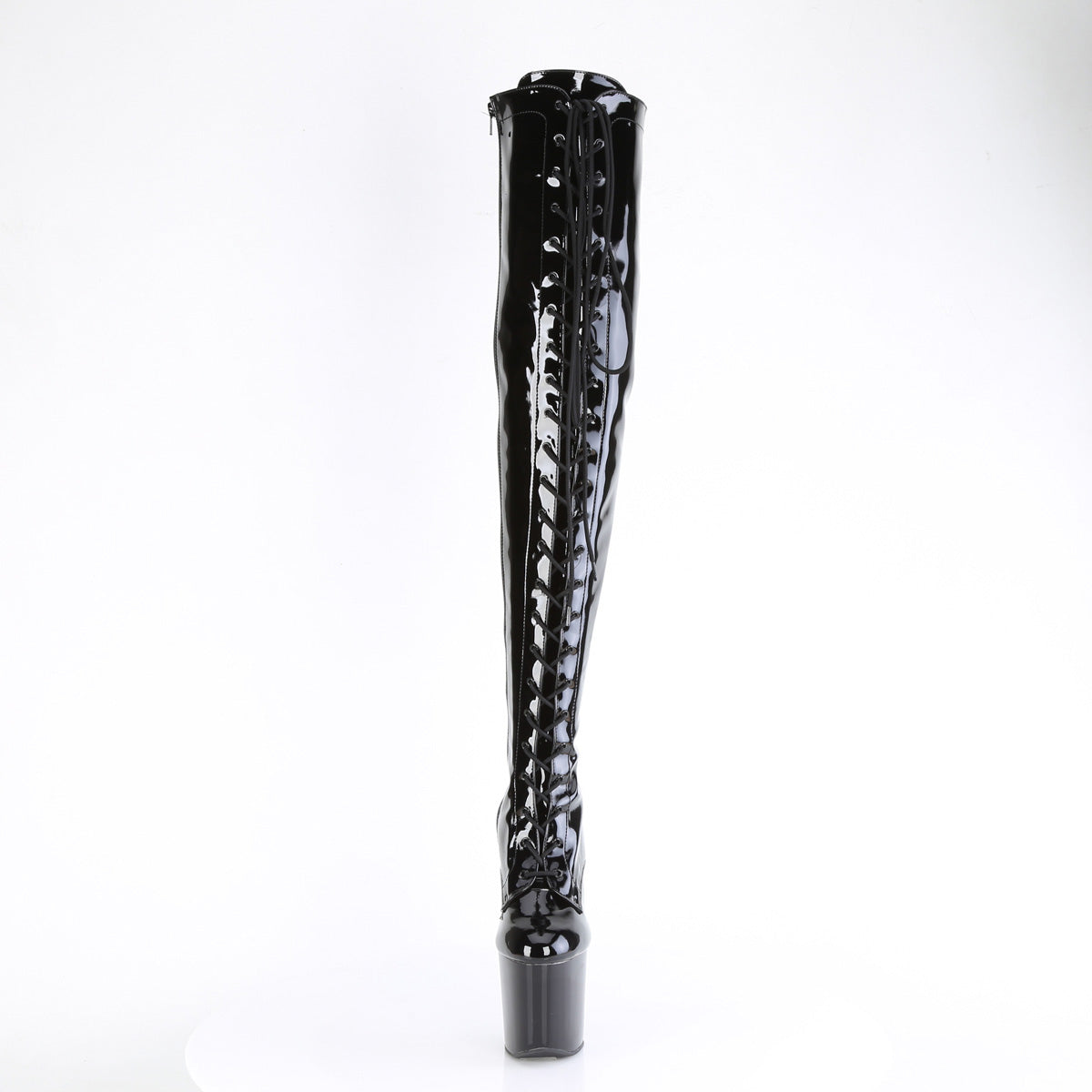 Pleaser  Boots CRAZE-3023 Blk Pat/Blk