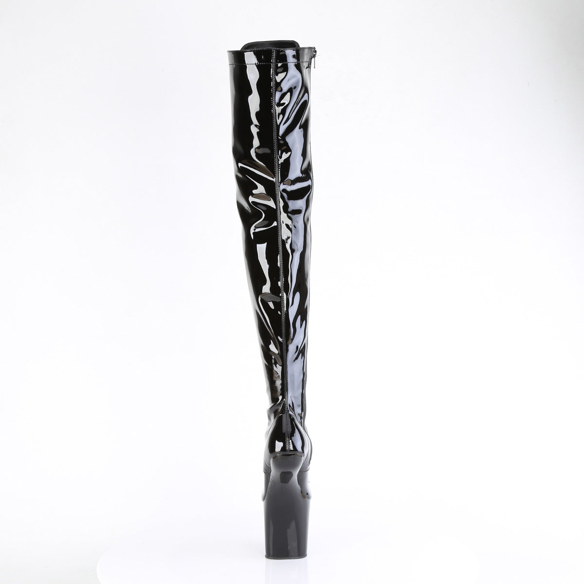 Pleaser  Boots CRAZE-3023 Blk Pat/Blk