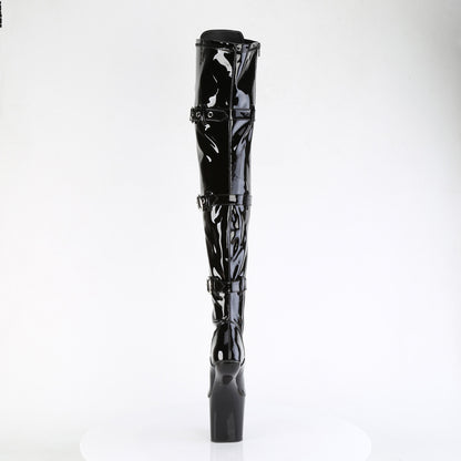 Pleaser  Botas CRAZE-3028 blk str. Pat/BLK