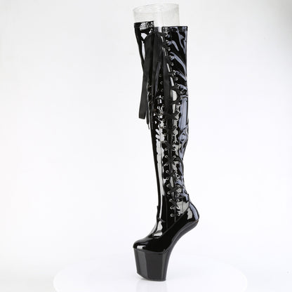 Pleaser  Botas CRAZE-3050 blk str. Pat/BLK