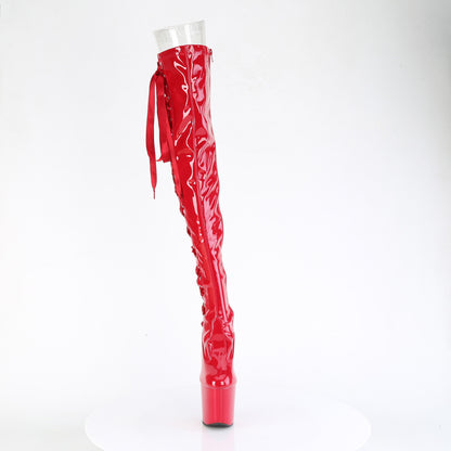 Pleaser  Botas CRAZE-3050 Red Str. Pat/Rojo