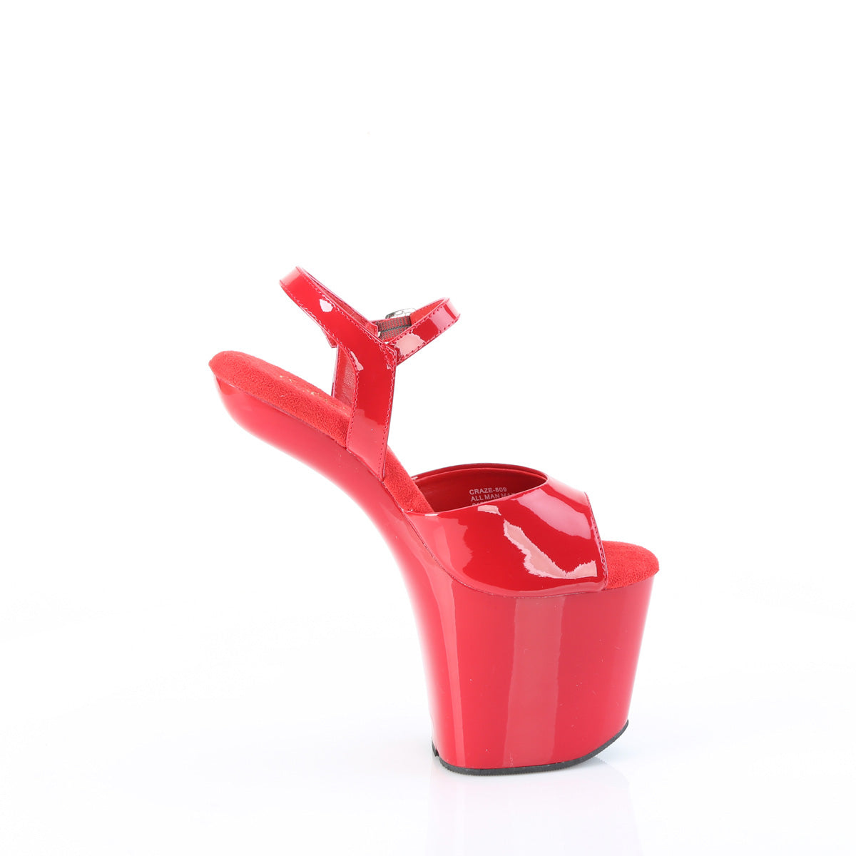 Pleaser  Sandalias CRAZE-809 Pat/rojo