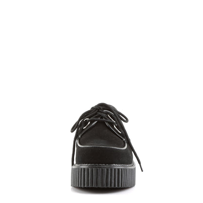 DemoniaCult Zapato bajo para mujer CREEPER-101 blk gamor