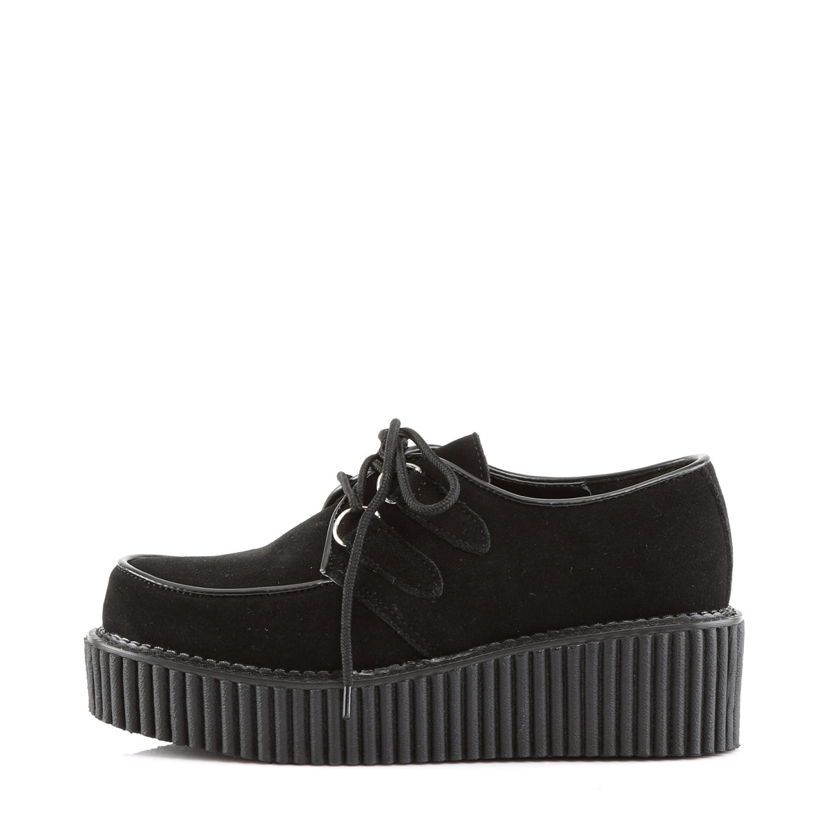 DemoniaCult Zapato bajo para mujer CREEPER-101 blk gamor
