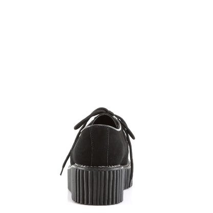 DemoniaCult Zapato bajo para mujer CREEPER-101 blk gamor