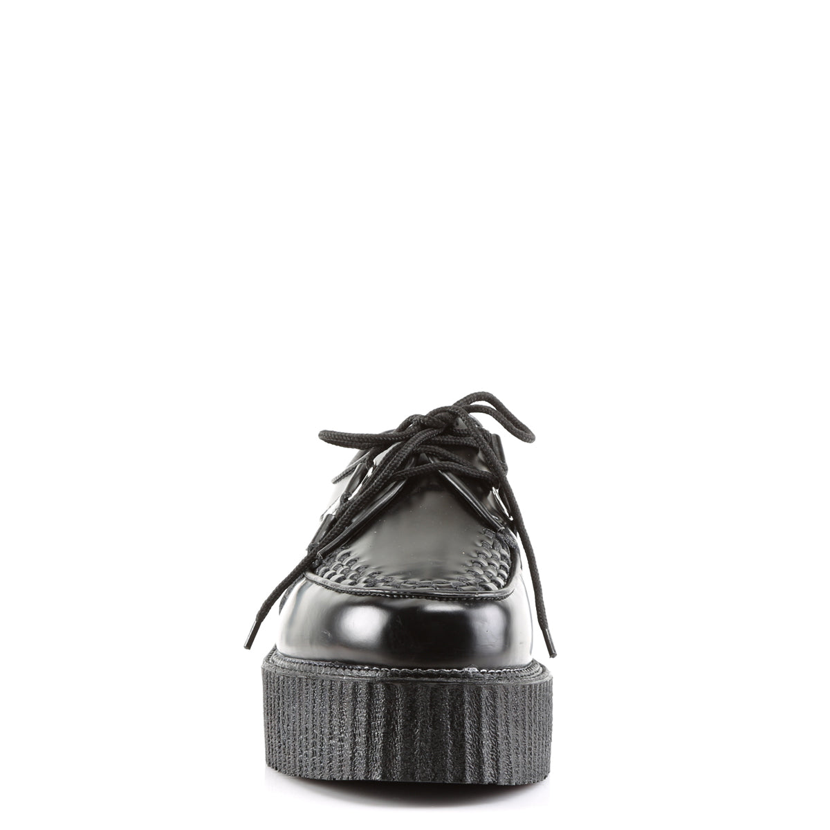 DemoniaCult Botas para hombre CREEPER-402 BLK Leather