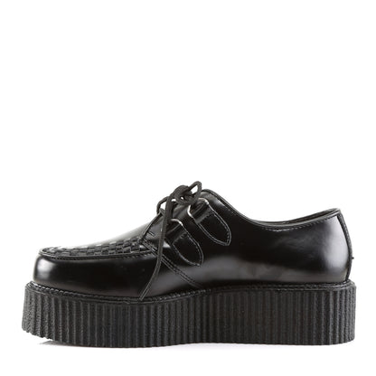 DemoniaCult Botas para hombre CREEPER-402 BLK Leather