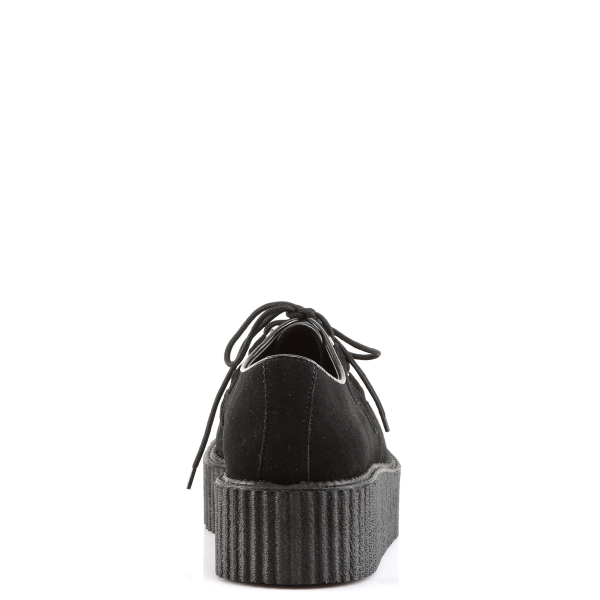 DemoniaCult Zapato bajo para hombre CREEPER-402S BLK SUDE