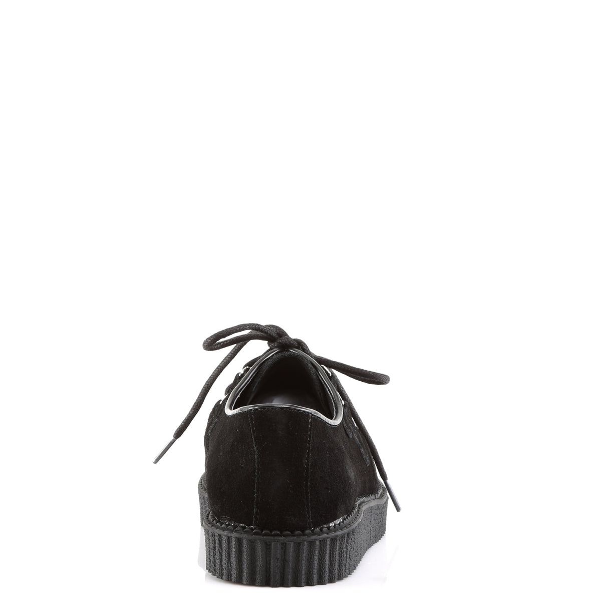 DemoniaCult Zapato bajo para hombre CREEPER-602S BLK SUDE