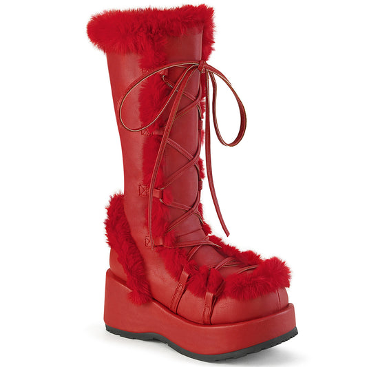 DemoniaCult   Cubby-311 cuero vegano rojo
