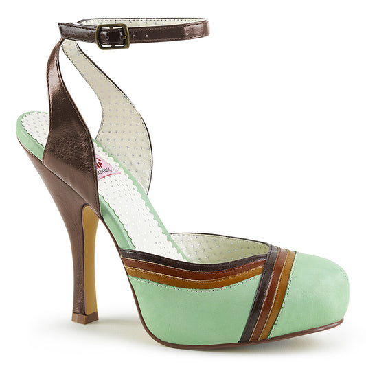 Pin Up Couture Bombas para mujer CUTIEPIE-01 menta Multi Faux Cuero