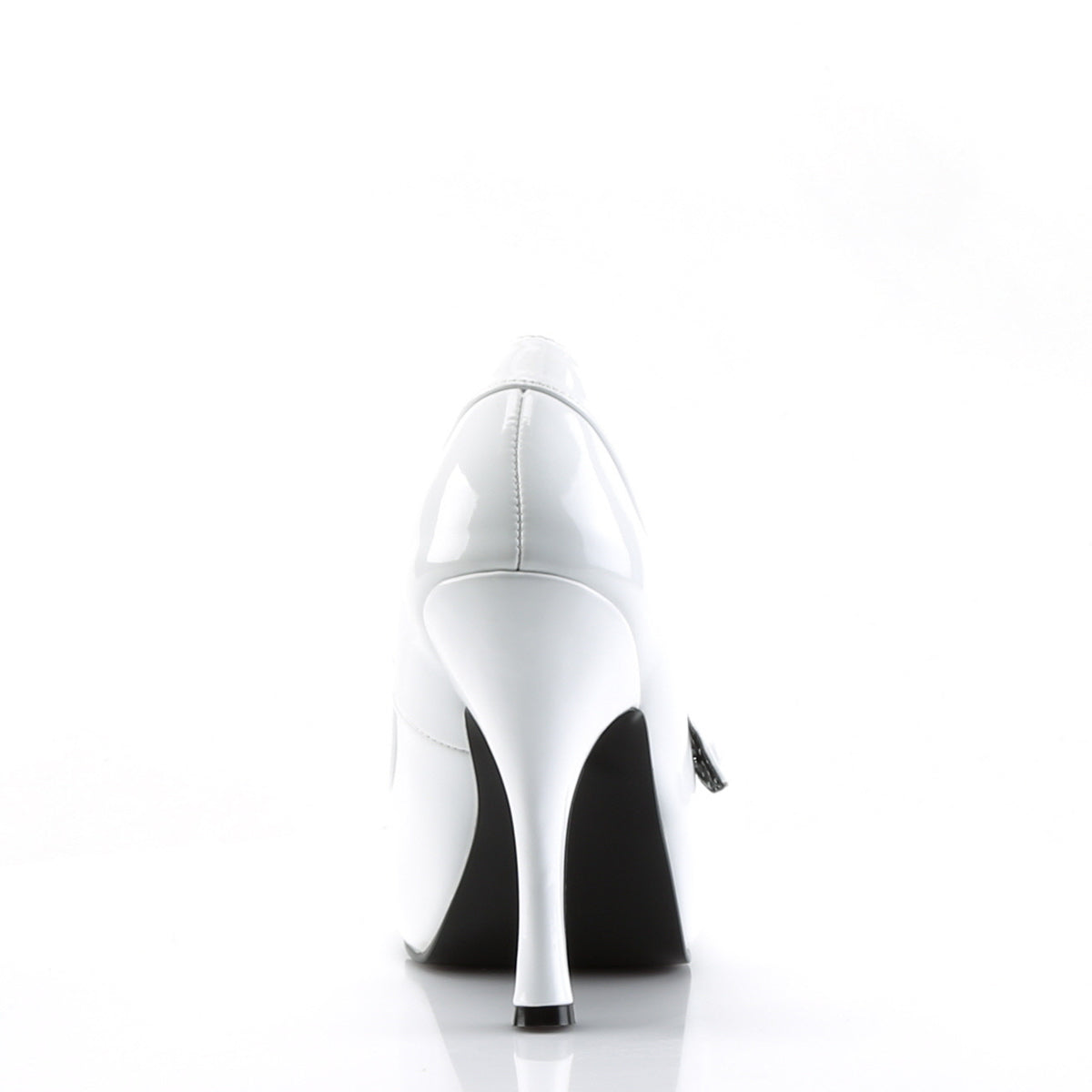 Pin Up Couture Bombas para mujer CUTIEPIE-02 WHT PAT