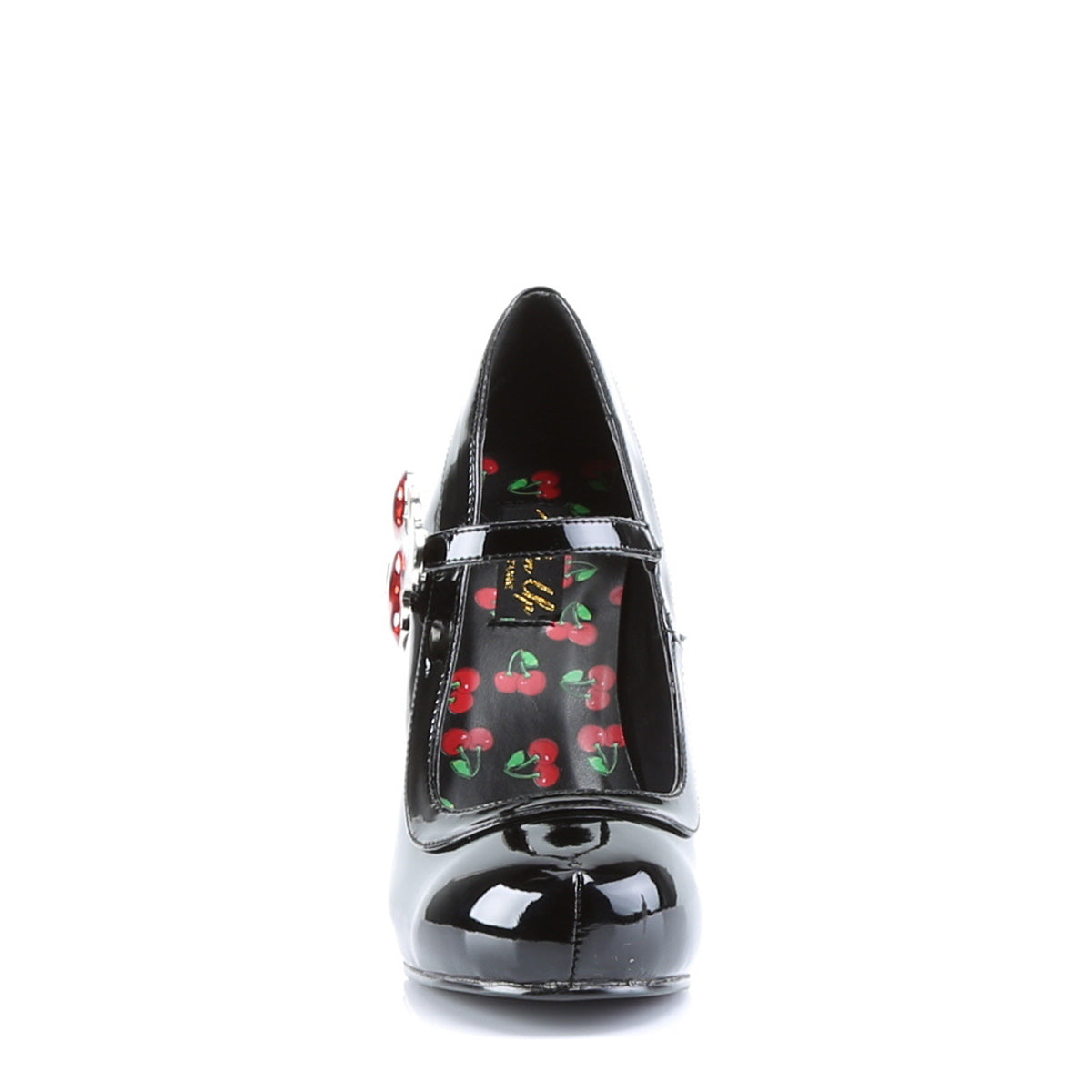 Pin Up Couture Bombas para mujer CUTIEPIE-10 BLK PAT