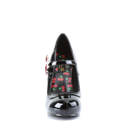 Pin Up Couture Bombas para mujer CUTIEPIE-10 BLK PAT