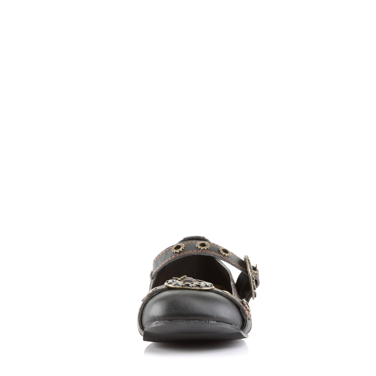 DemoniaCult Womens Low Shoe DAISY-09 Blk Vegan Leather