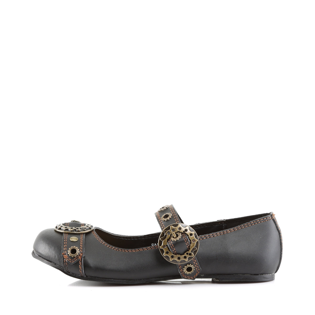 DemoniaCult Womens Low Shoe DAISY-09 Blk Vegan Leather