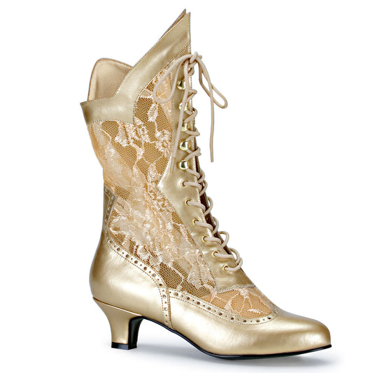 Funtasma Botas de tobillo para mujer DAME-115 PU-PU-LACE