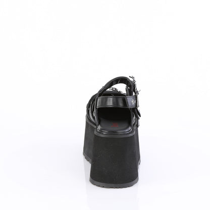 DemoniaCult   DAMNED-27 Blk Leather Vegan