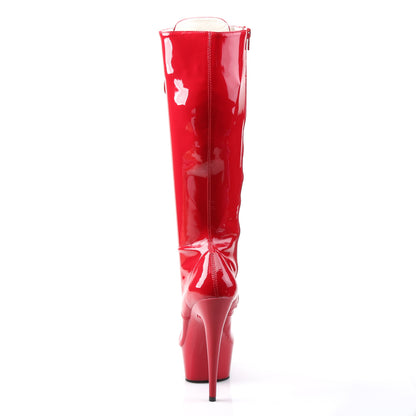 Pleaser Botas de mujer DELIGHT-2023 ROJO STR PAT / ROJO