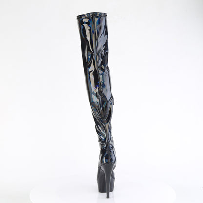 Pleaser   DELIGHT-3000hwr blk hologram pat/m