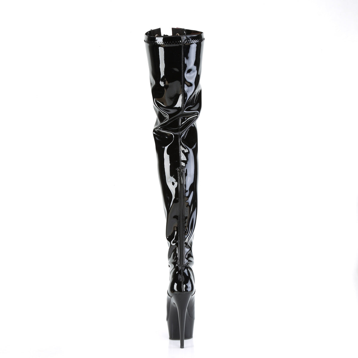 Pleaser  Botas DELIGHT-3027 Blk-Red Str. PAT / BLK