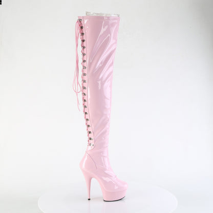 Pleaser   DELIGHT-3063 B. Pink Str Pat/b. Rosa