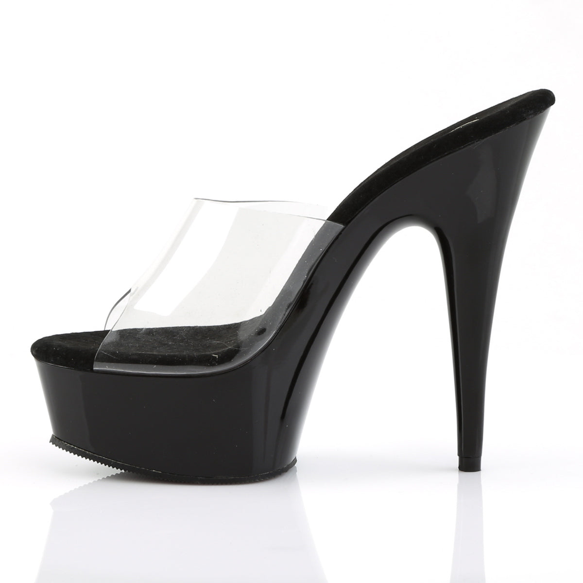 Pleaser Sandalias para mujer DELIGHT-601 clr / blk