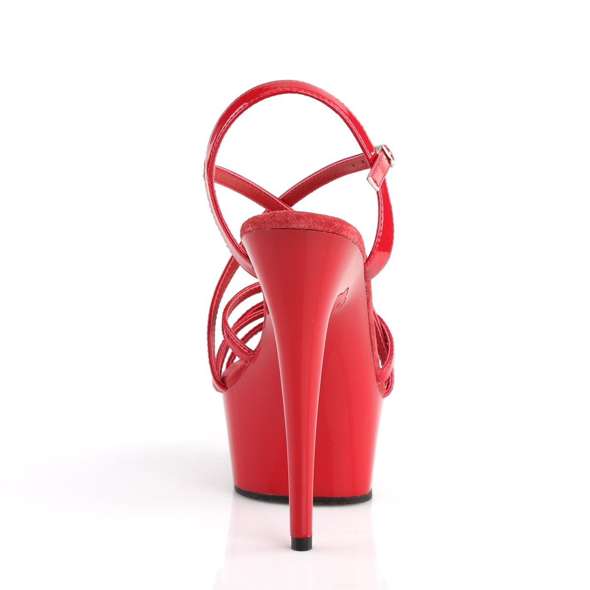 Pleaser Sandalias para mujer DELIGHT-613 Red Pat / Red