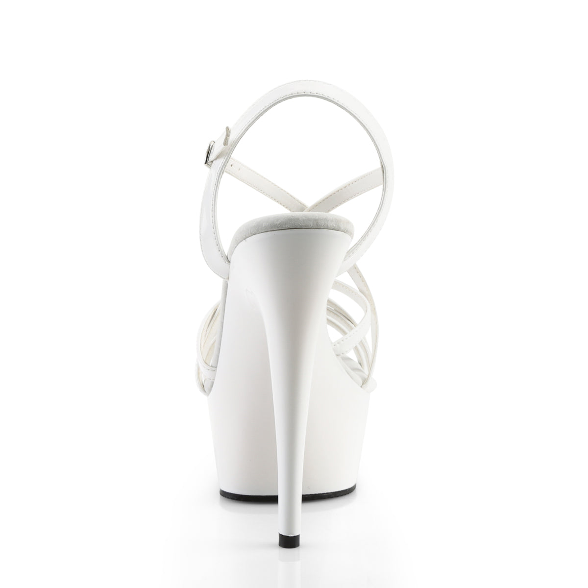 Pleaser Womens Sandals DELIGHT-613 Wht Pat/Wht