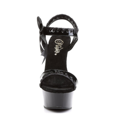 Pleaser Womens Sandals DELIGHT-615 Blk/Blk