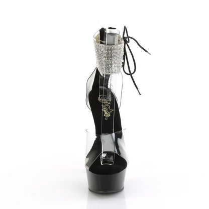 Pleaser   DELIGHT-624RS Clr/Blk