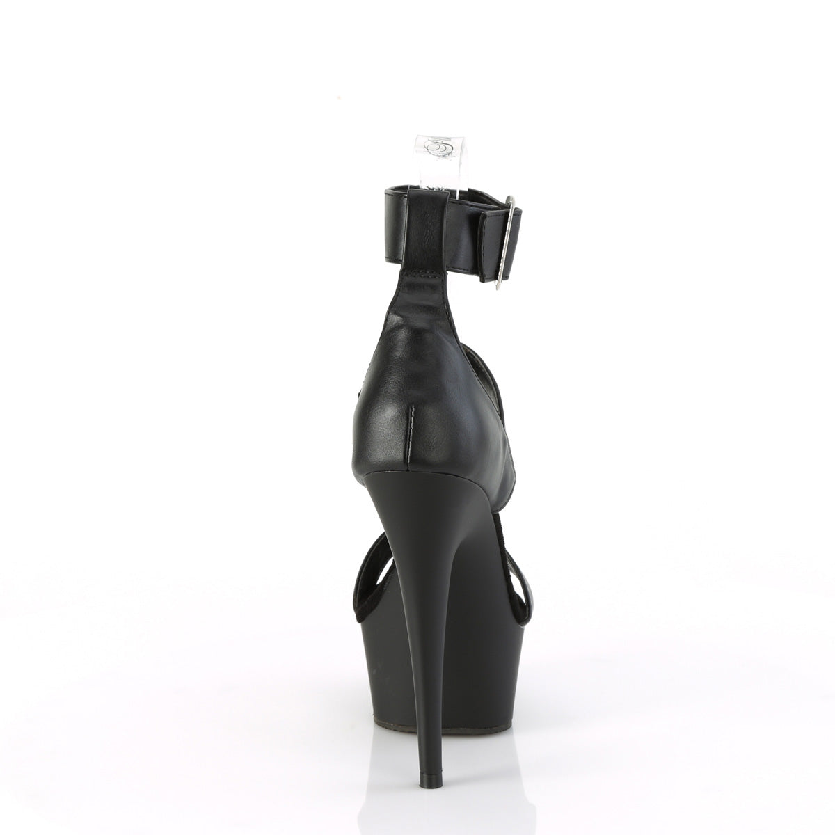 Pleaser   DELIGHT-629 Blk Faux Leather/Blk Matte