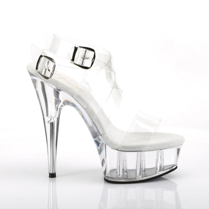 Pleaser Womens Sandals DELIGHT-635 Clr/Clr