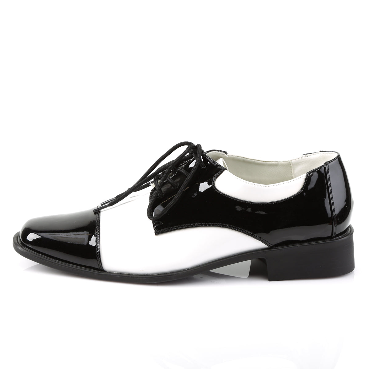 Funtasma Zapato de hombre bajo Disco-18 blk-wht pat