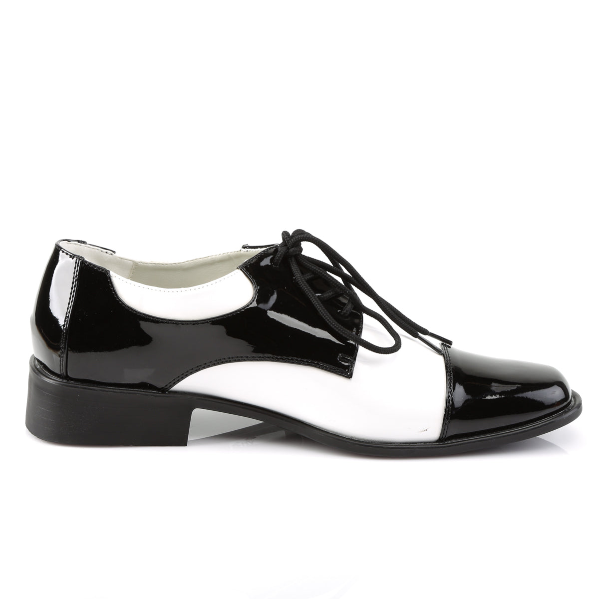 Funtasma Zapato de hombre bajo Disco-18 blk-wht pat