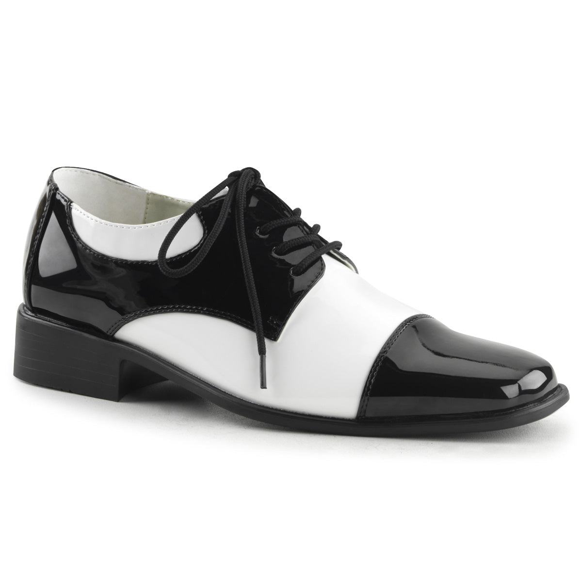Funtasma Zapato de hombre bajo Disco-18 blk-wht pat