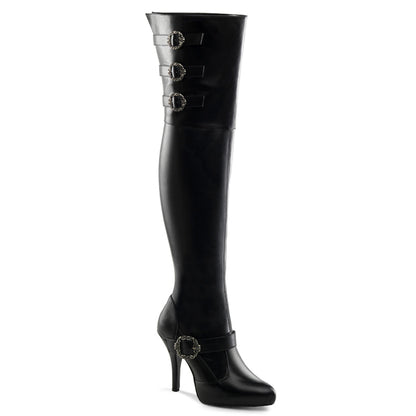 Funtasma Womens Boots DIVA-3006X Blk Str. Pu