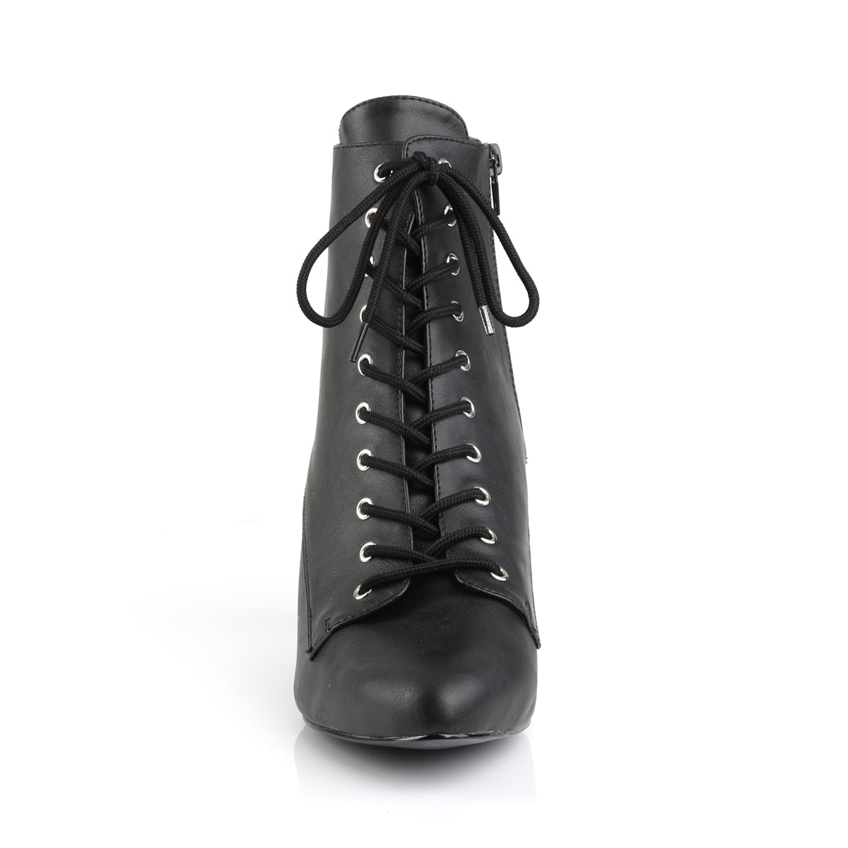 Pleaser Pink Label Botas de tobillo para mujer DIVINE-1020 Blk Faux Cuero