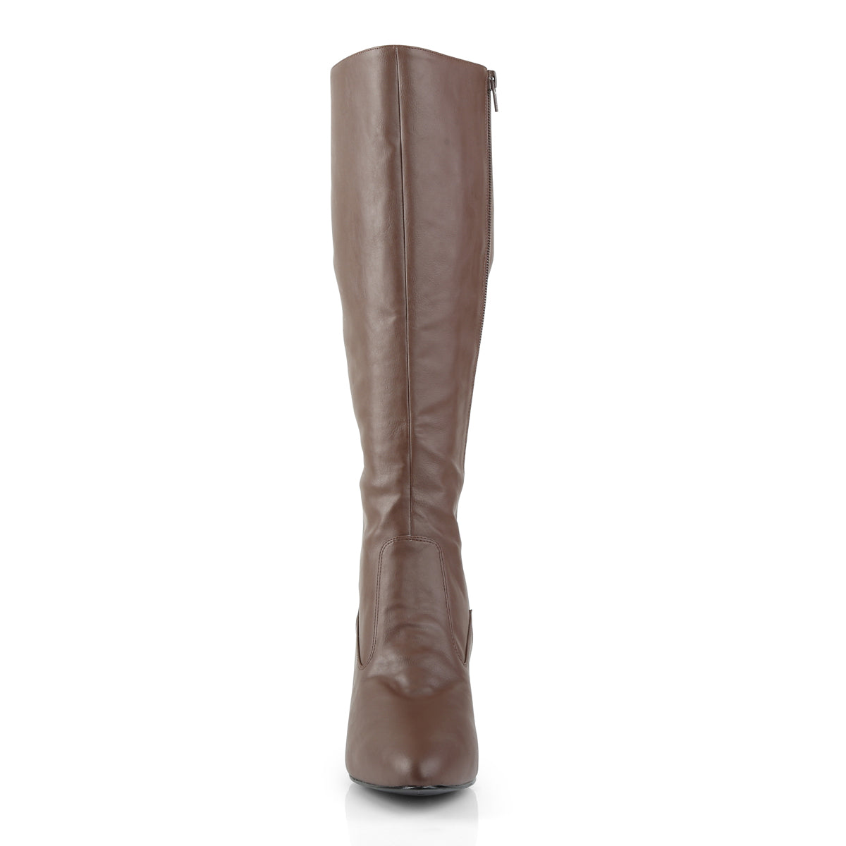 Pleaser Pink Label Botas de mujer DIVINE-2018 Brown Faux Cuero