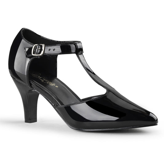 Pleaser Pink Label Bombas para mujer DIVINE-415 BLK PAT