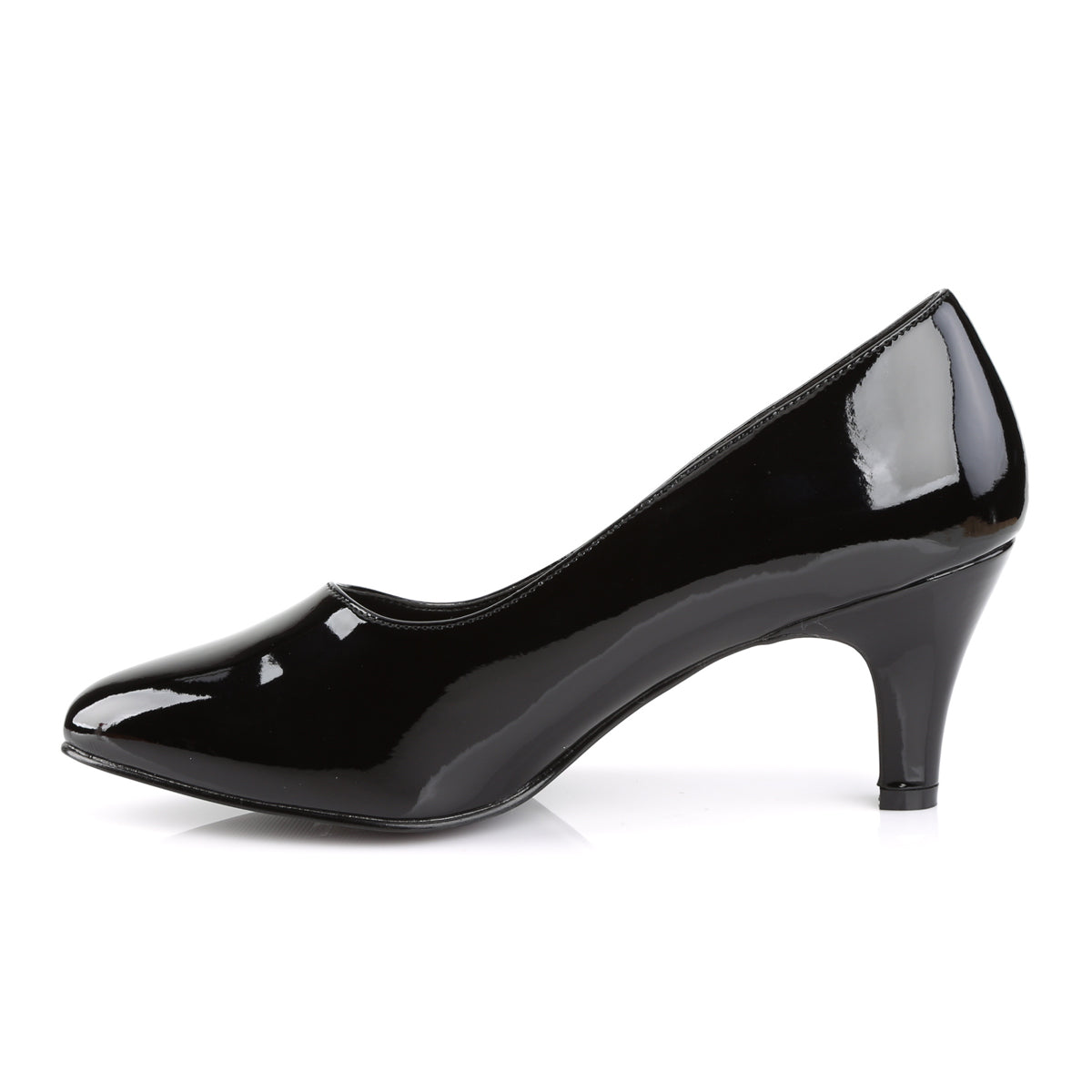 Pleaser Pink Label Bombas para mujer DIVINE-420 BLK PAT
