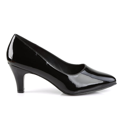 Pleaser Pink Label Bombas para mujer DIVINE-420 BLK PAT