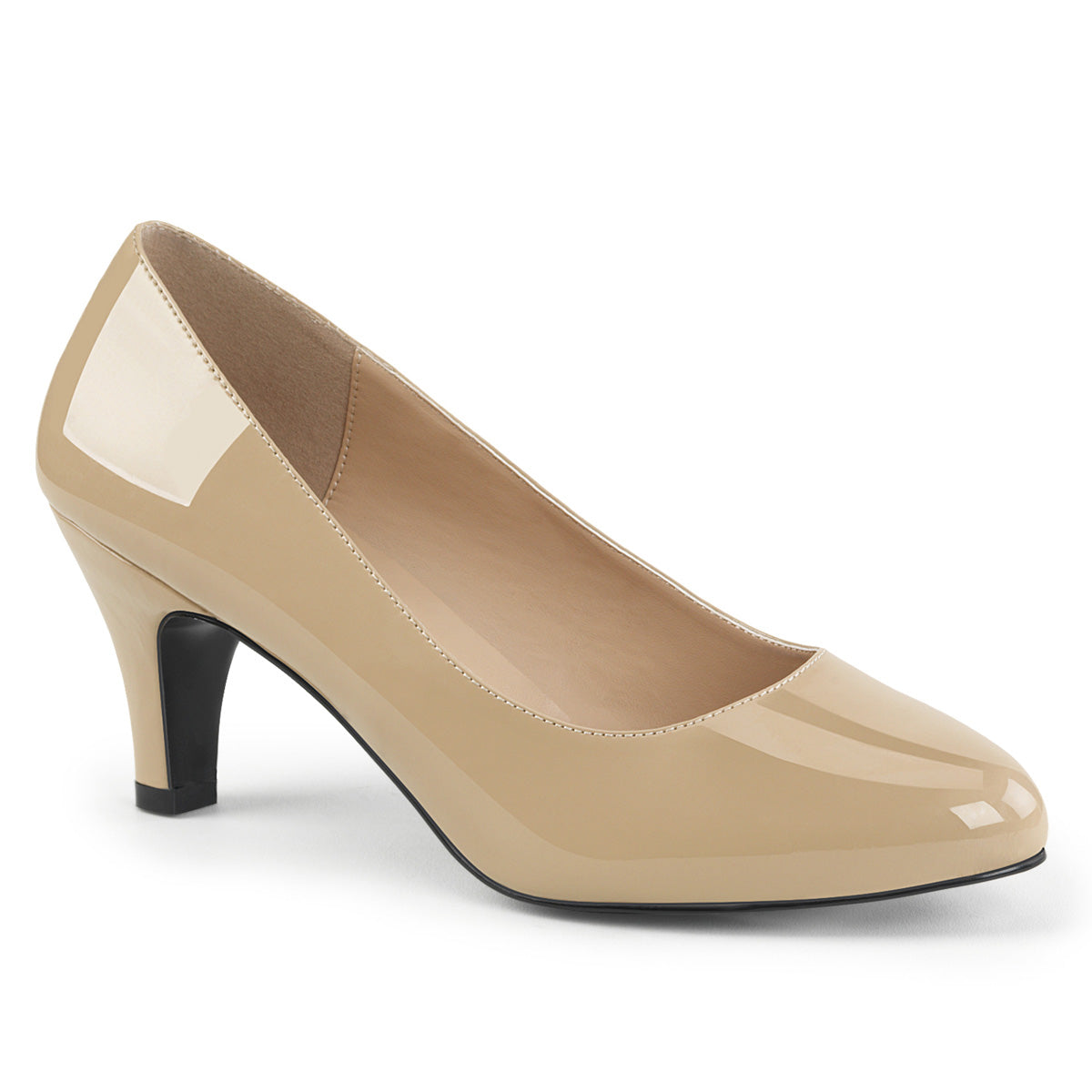 Pleaser Pink Label Bombas para mujer DIVINE-420 crema palmadita