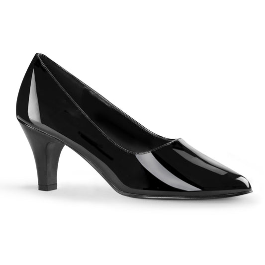 Pleaser Pink Label Bombas para mujer DIVINE-420 BLK PAT
