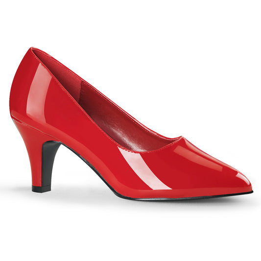 Pleaser Pink Label Bombas para mujer DIVINE-420 RED PAT