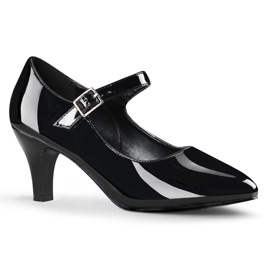Pleaser Pink Label Bombas para mujer DIVINE-440 BLK PAT