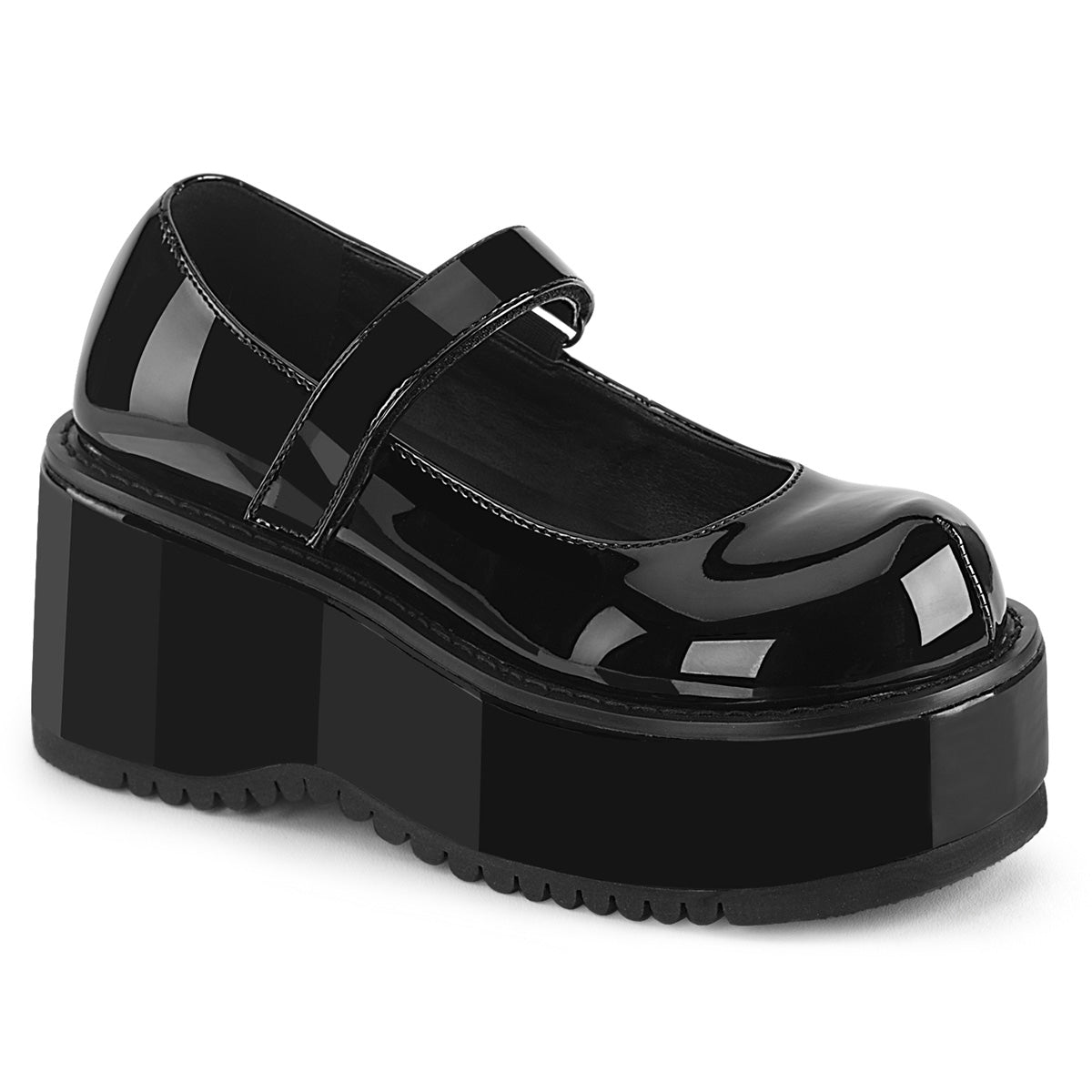DemoniaCult  Zapatillas DOLLIE-01 Patente BLK